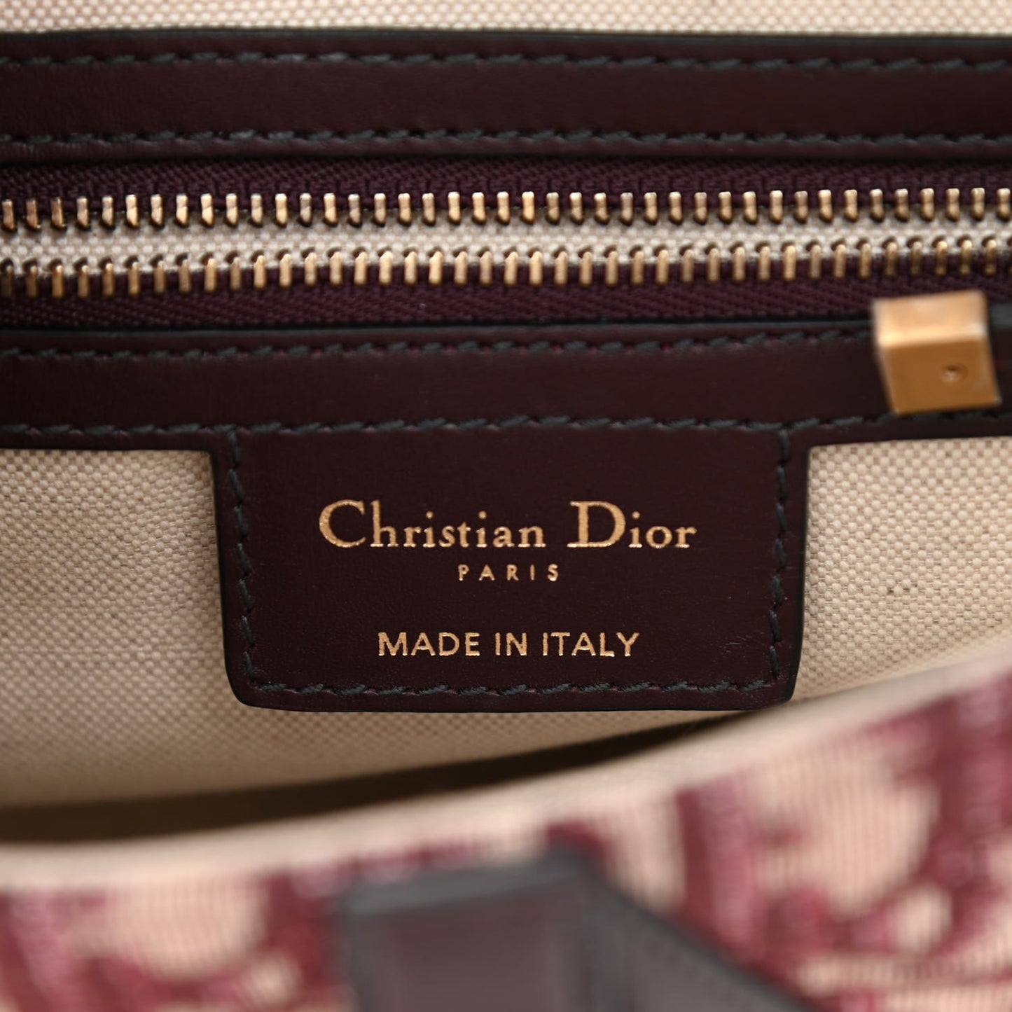 Oblique Saddle Bag Bordeaux