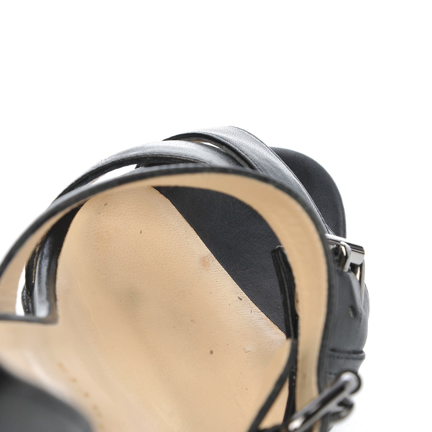 Calfskin VIP Atalanta 85 Sandals 37 Black