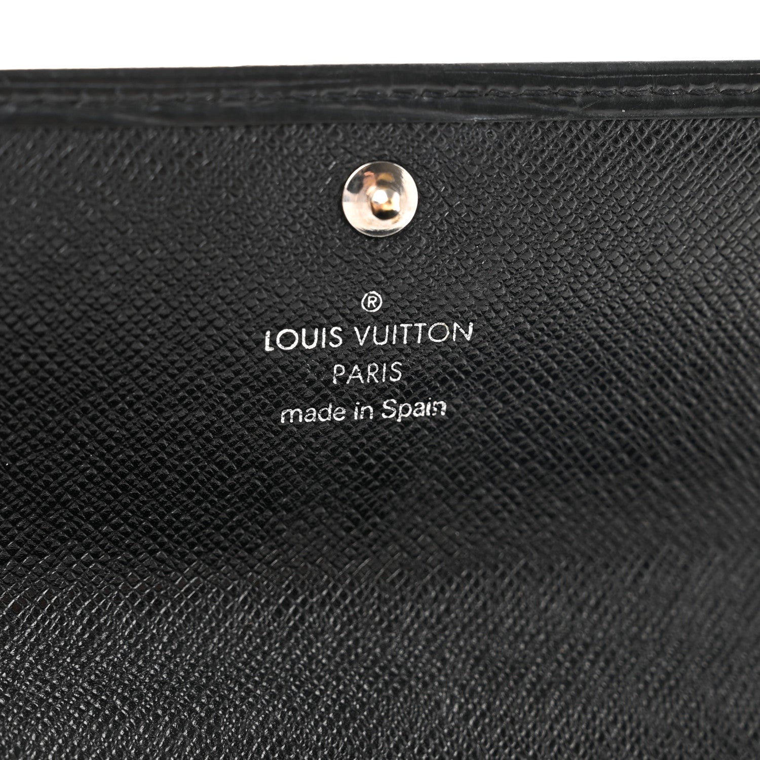 Louis Vuitton Epi Sarah Wallet Black 6 of 7