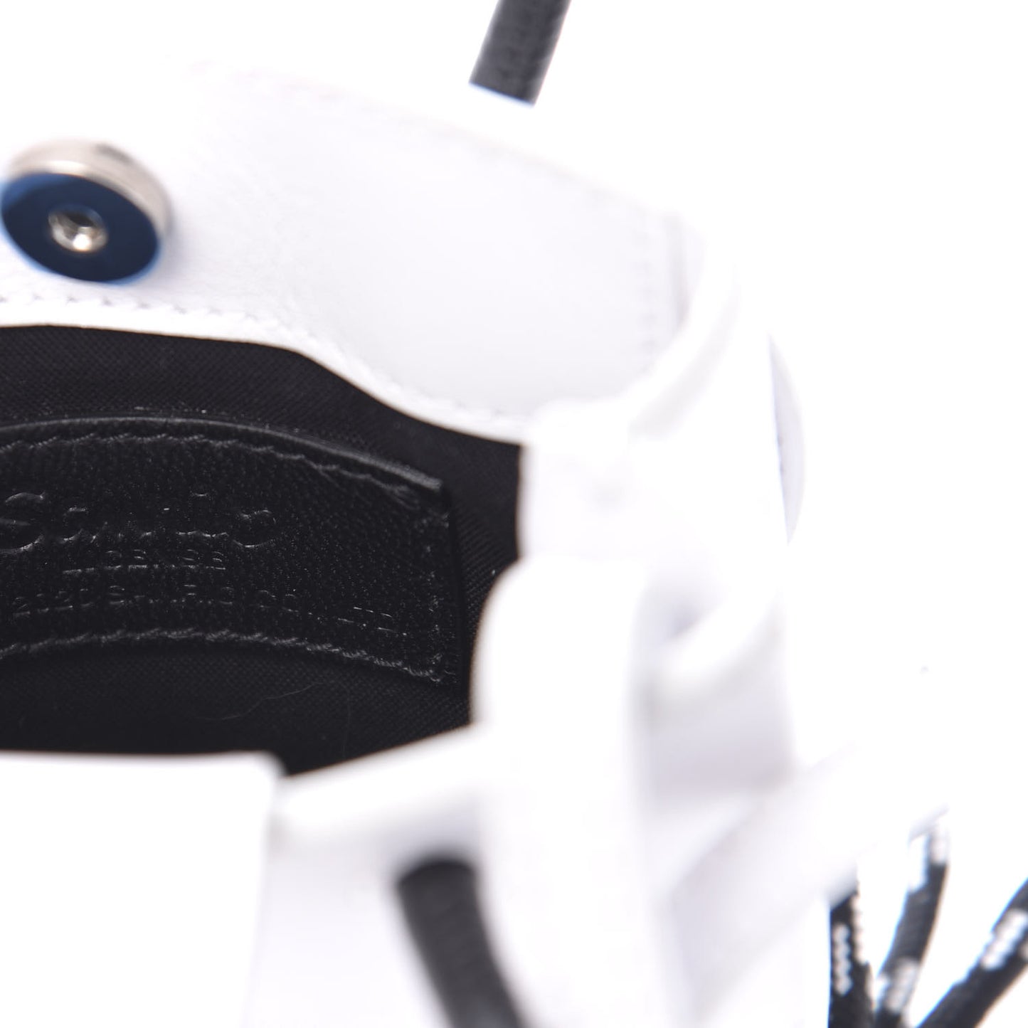Calfskin Hello Kitty Phone Holder White