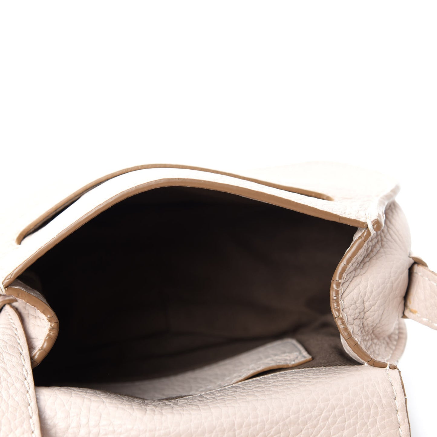Calfskin Mini Marcie Round Crossbody Bag Abstract White
