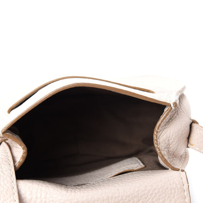Chloe Calfskin Mini Marcie Round Crossbody Bag Abstract White 5 of 11
