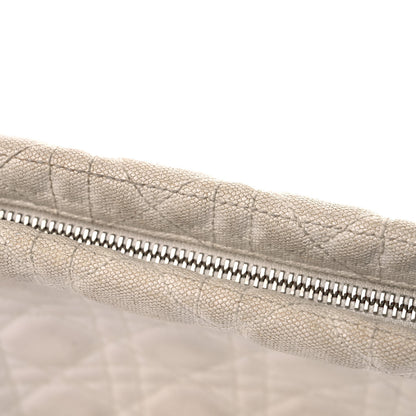 Christian Dior Coated Canvas Cannage Panarea Pouch White 15 of 18