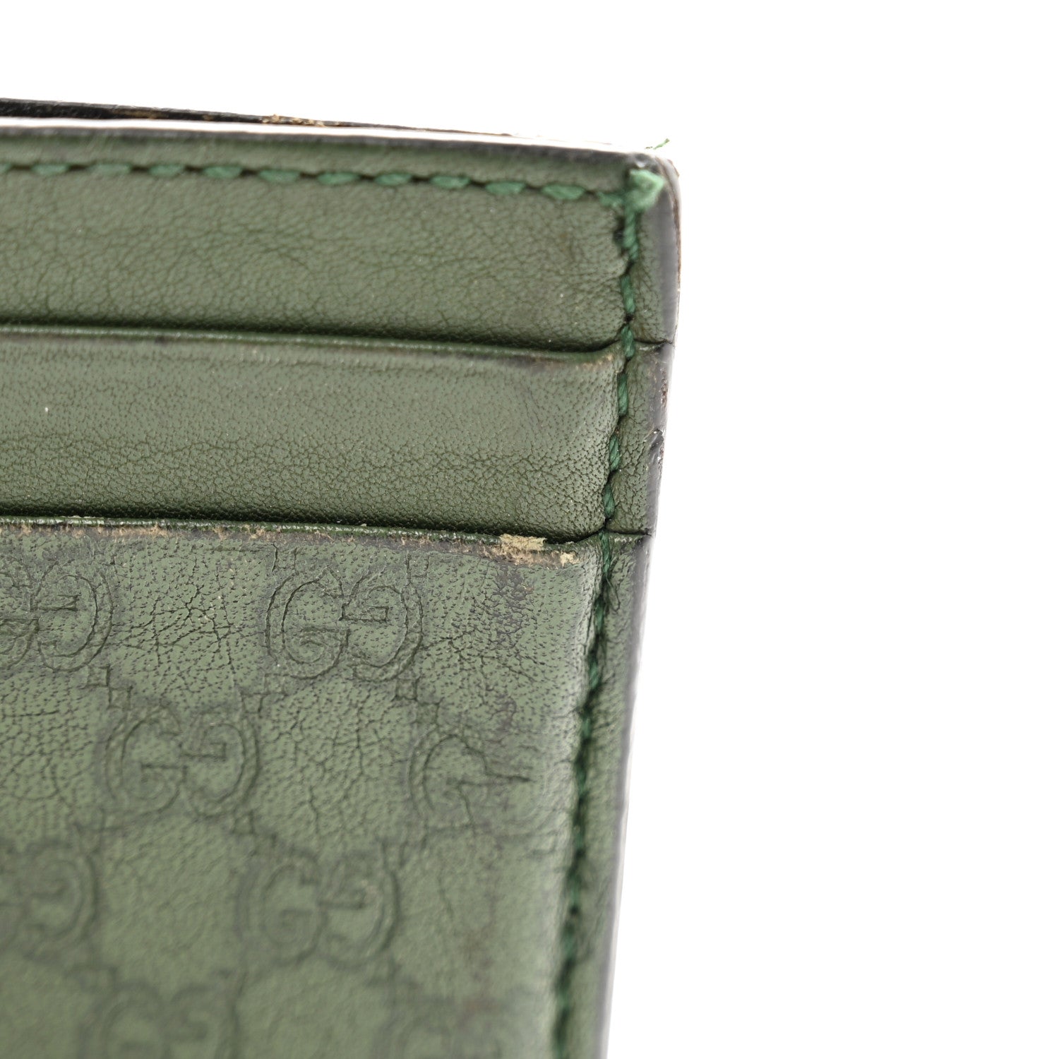 Gucci Microguccissima Card Holder Green 9 of 11