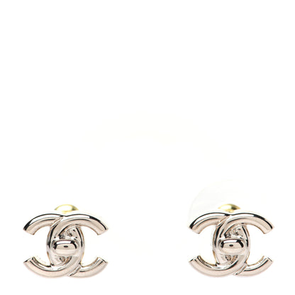 Chanel Metal CC Turnlock Earrings Gold 1 of 6