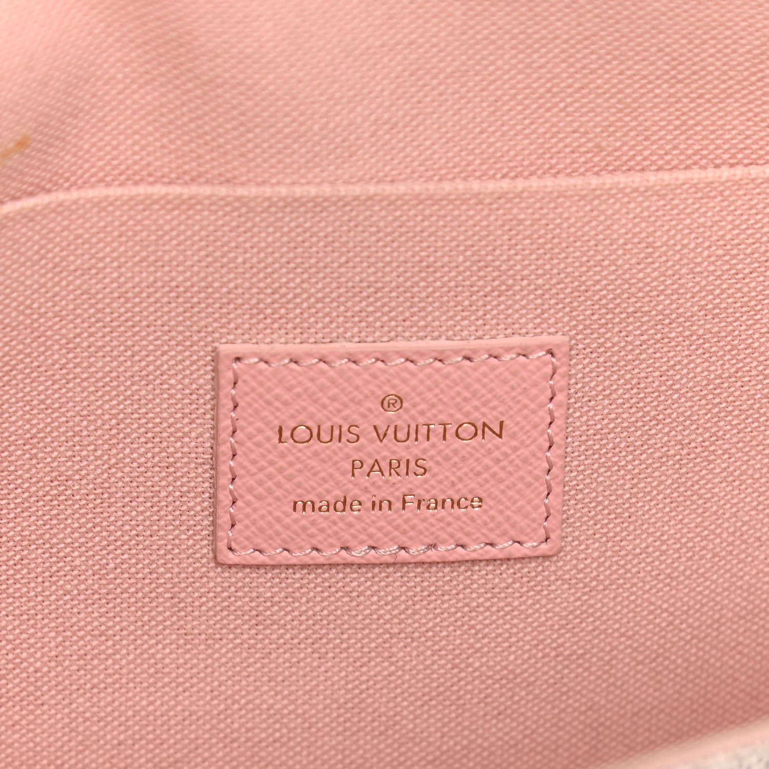 Louis Vuitton Damier Azur Calfskin Pochette Felicie Eau de Rose 9 of 20