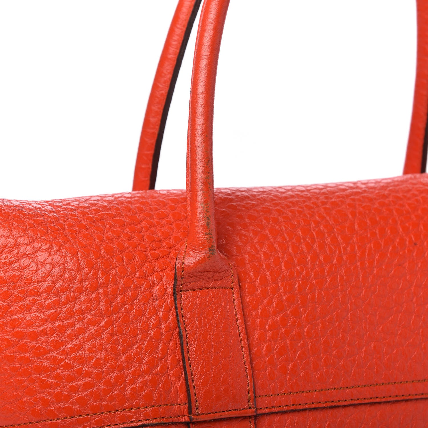 Mulberry Shiny Grain Bayswater Flame 12 of 12