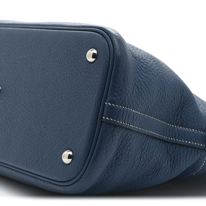 Hermes Taurillon Clemence Bolide 35 Bleu Agate 10 of 11