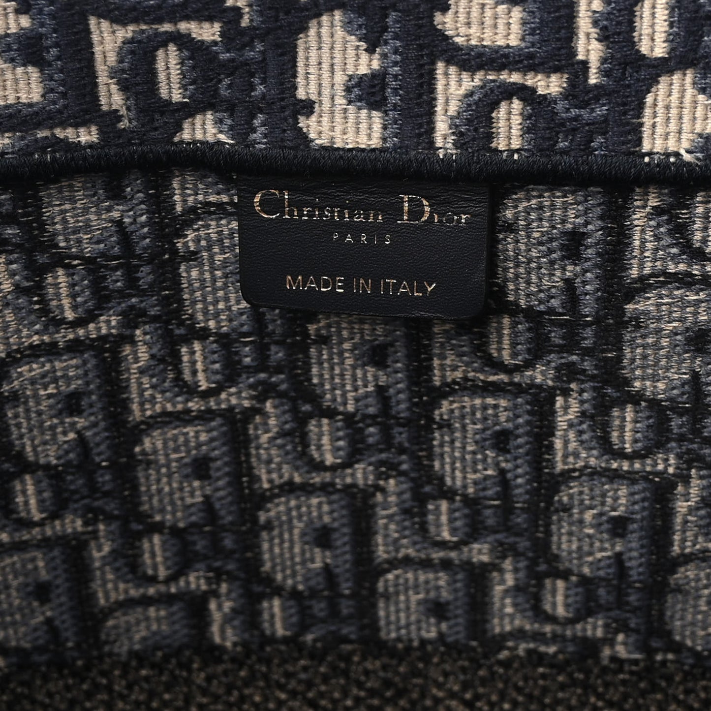 Oblique Large Book Tote Blue Multicolor