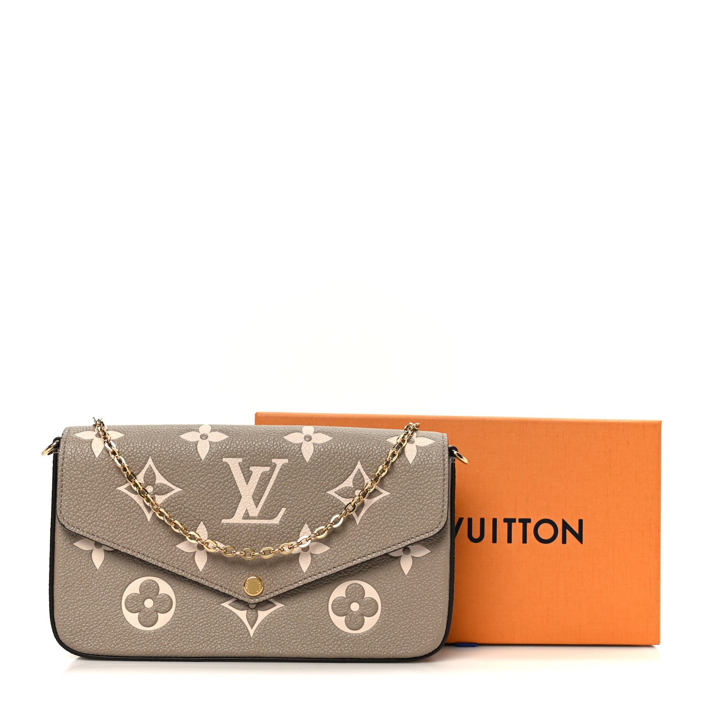 Empreinte Monogram Giant Felicie Pochette Tourterelle Creme