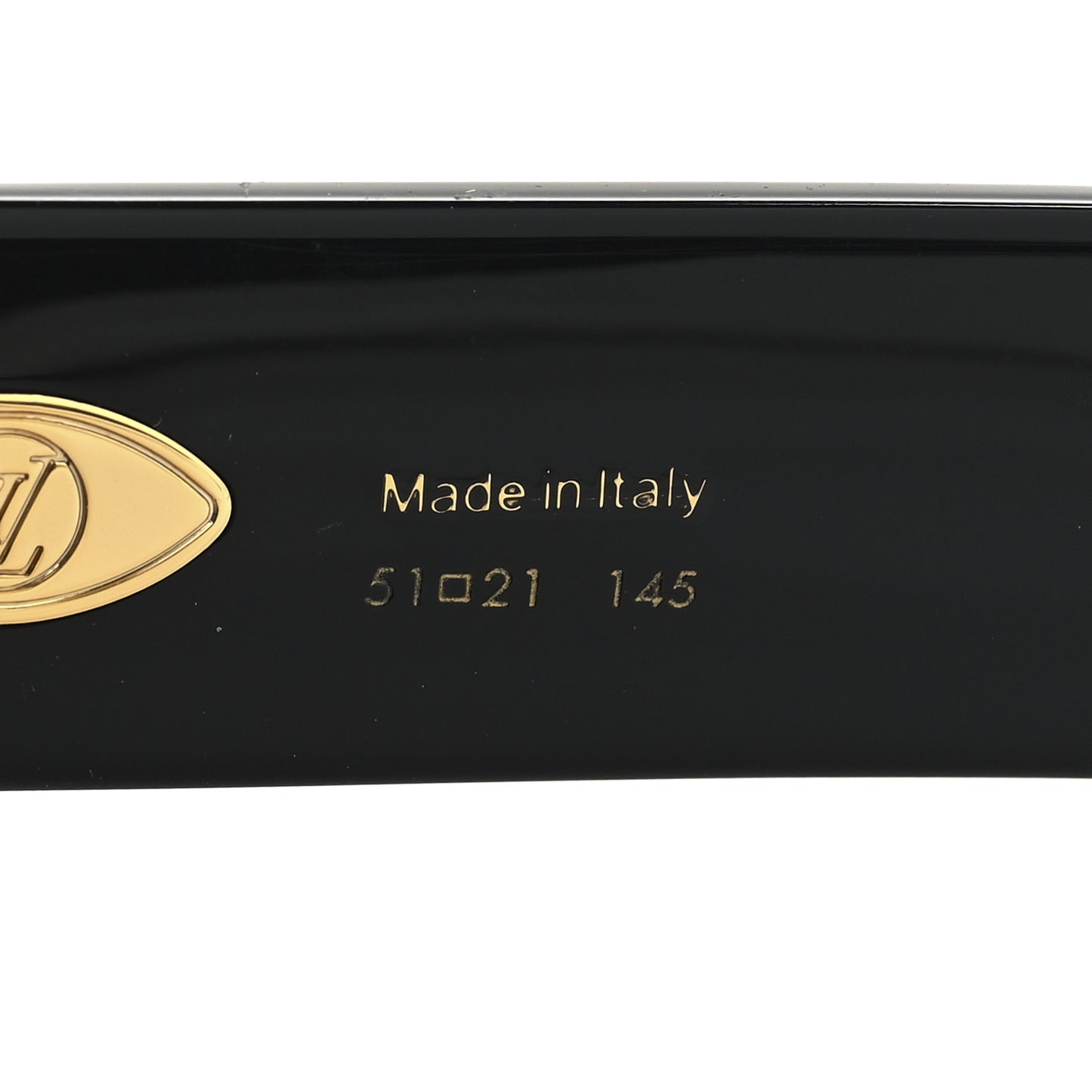 Acetate LV Empreinte Round Sunglasses Z1607E Black