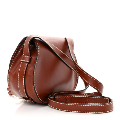 Chloe Shiny Calfskin Small Marcie Saddle Bag Brown 3 of 11