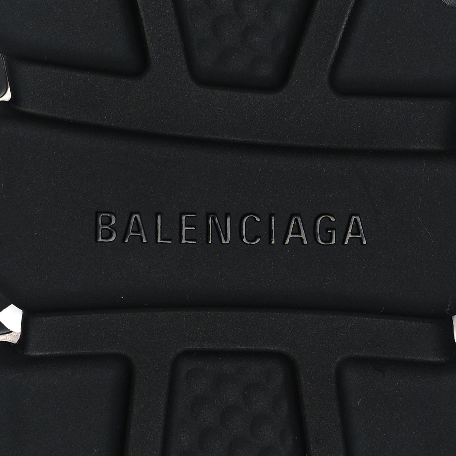 Balenciaga Neoprene Knit Speed Graffiti Sneakers 42 Black White 7 of 9