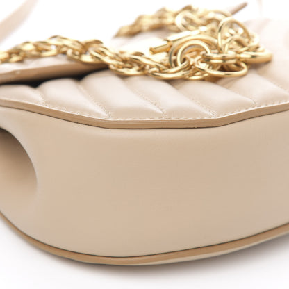 Chloe Calfskin Quilted Mini Drew Bijou Shoulder Bag Pearl Beige 8 of 11