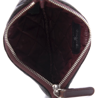 Chanel Lambskin Quilted Small Cosmetic Case Black 5 of 10