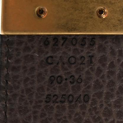 Gucci Dollar Calfskin Double G Reversible 37mm Belt 90 36 Black New Acero 3 of 5