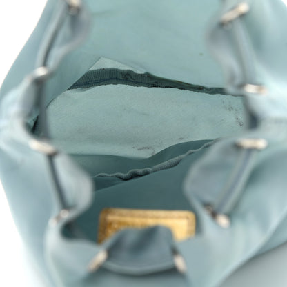 Prada Nylon Vela Drawstring Pouch Lago 5 of 11