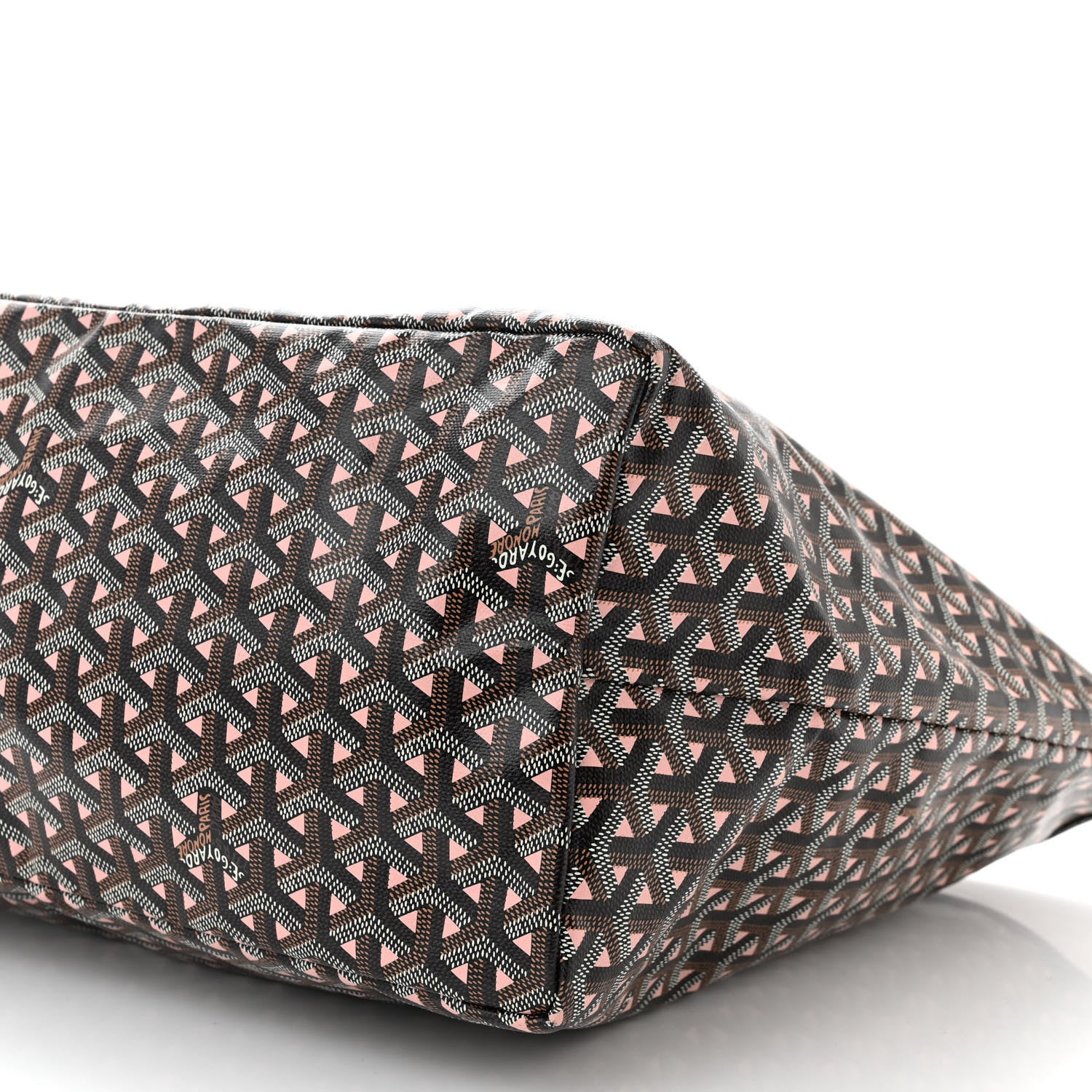 Goyard Goyardine Saint Louis Claire Voie GM Black Pink 11 of 11