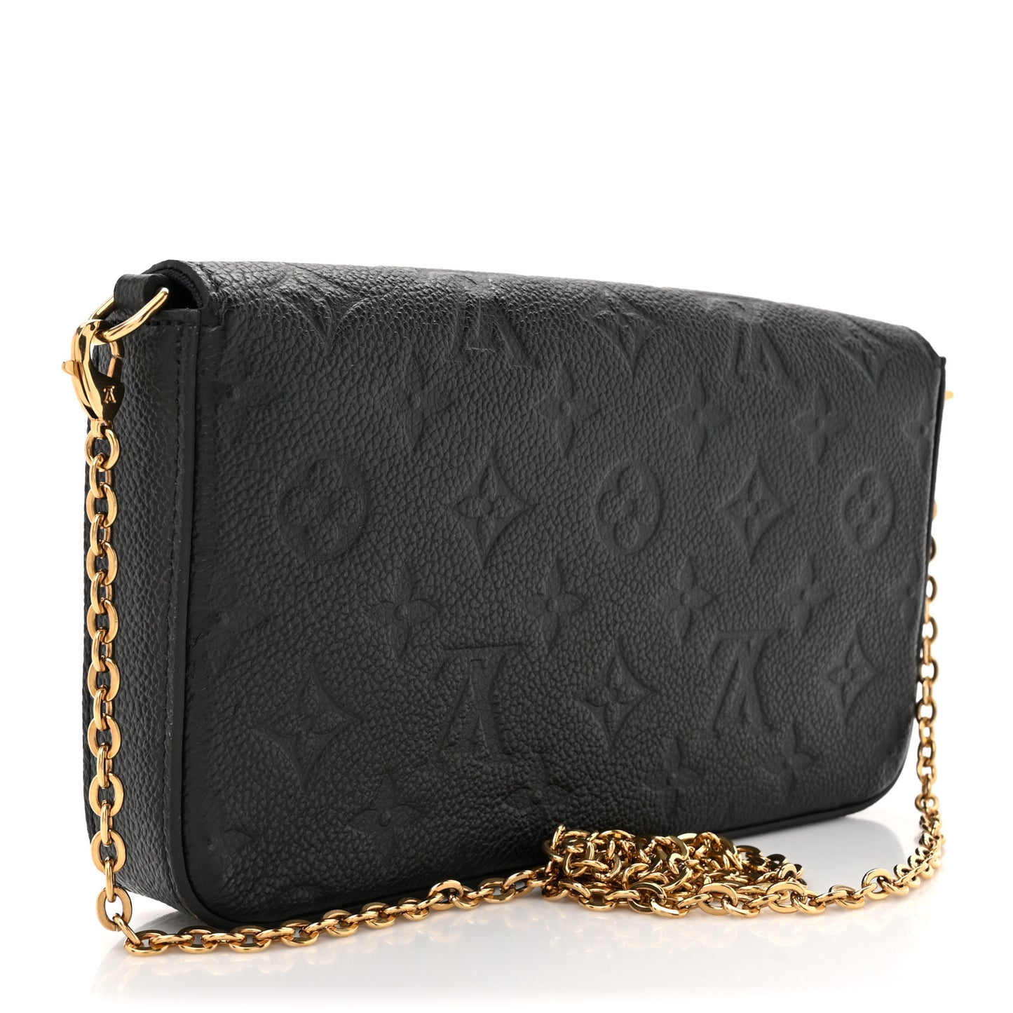 Empreinte Pochette Felicie Chain Wallet Black