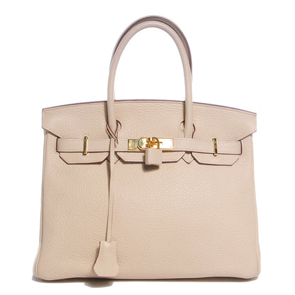 Hermes Taurillon Clemence Birkin 30 Parchemin 1 of 25