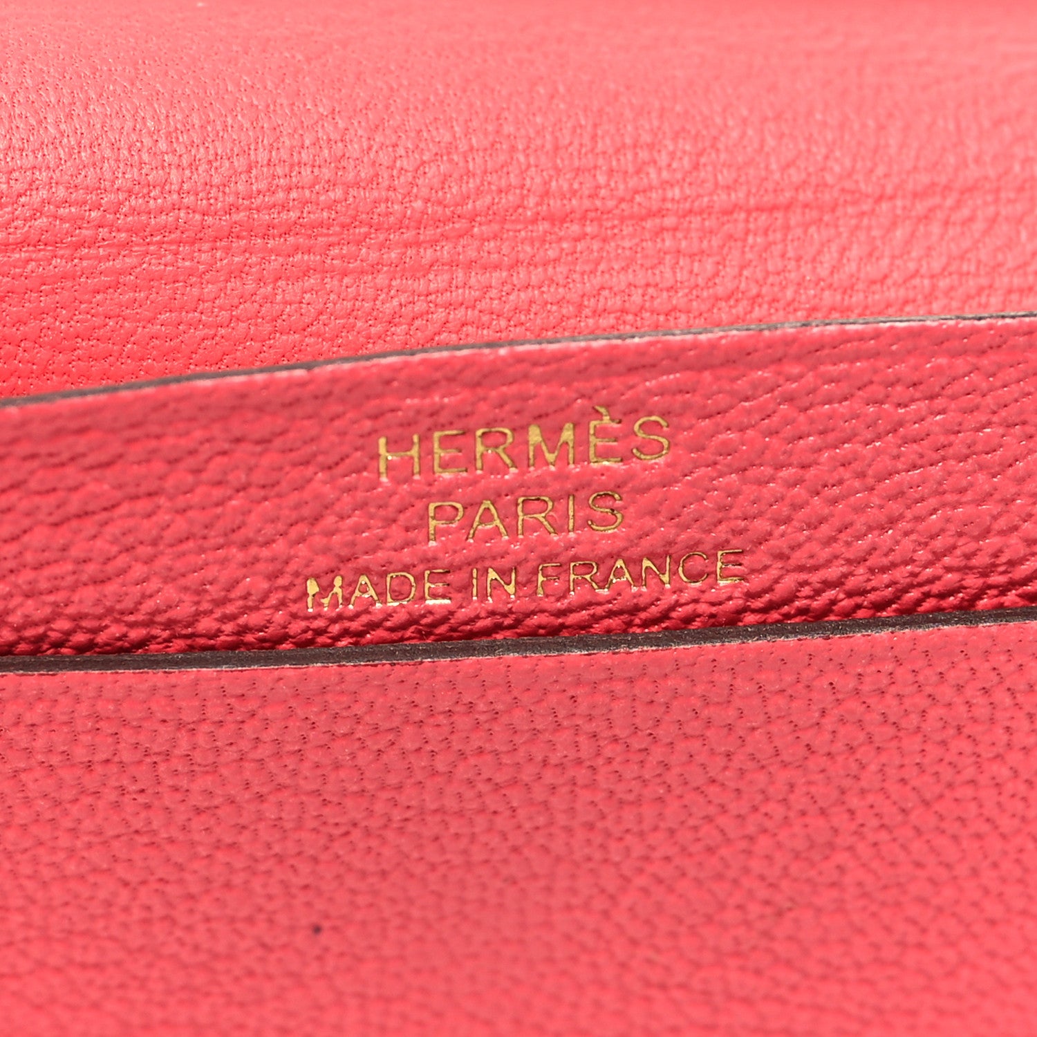 Hermes Chevre Mysore Mini Bearn Wallet Rose Lipstick 8 of 11