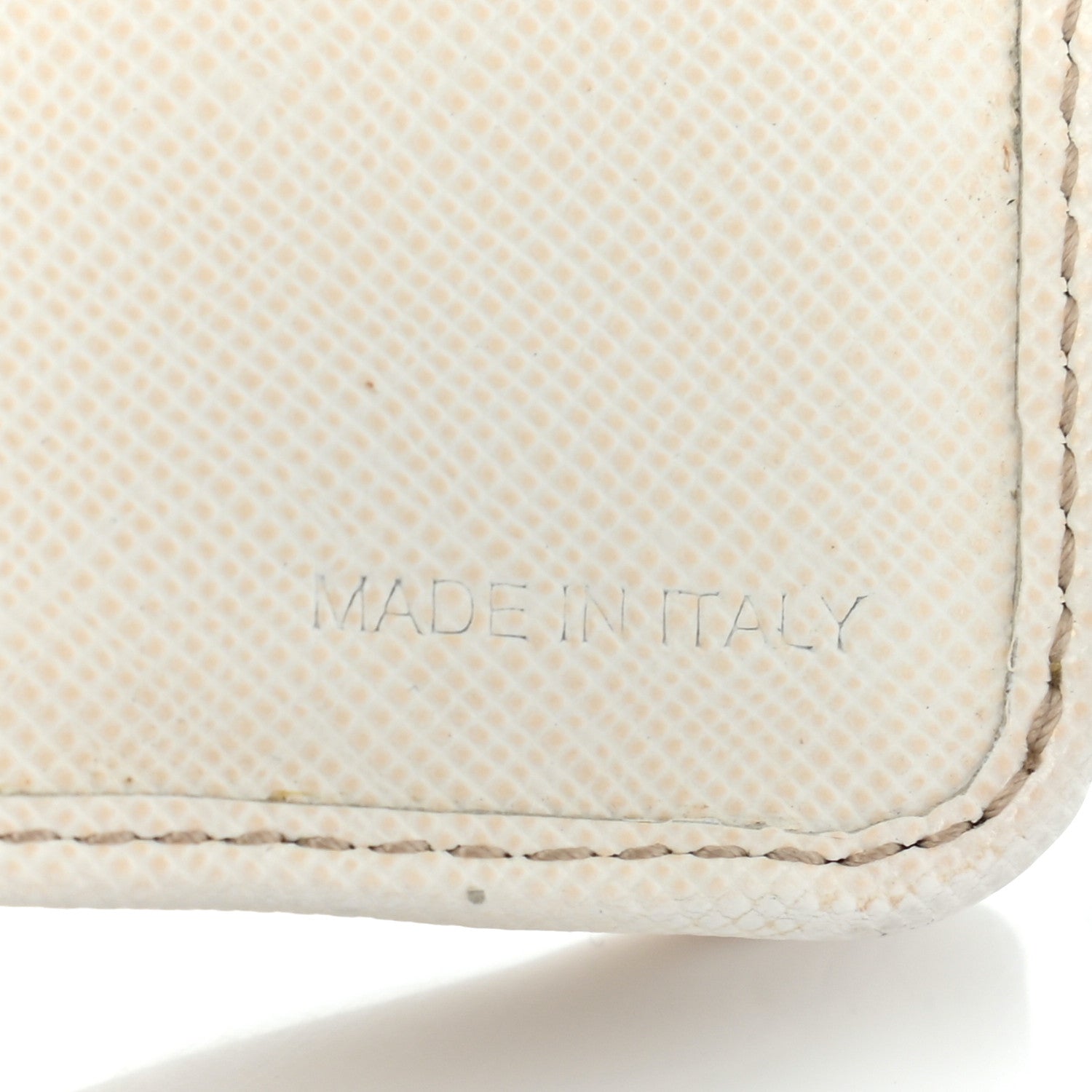 Prada Saffiano Metal Compact Wallet Talco 7 of 24