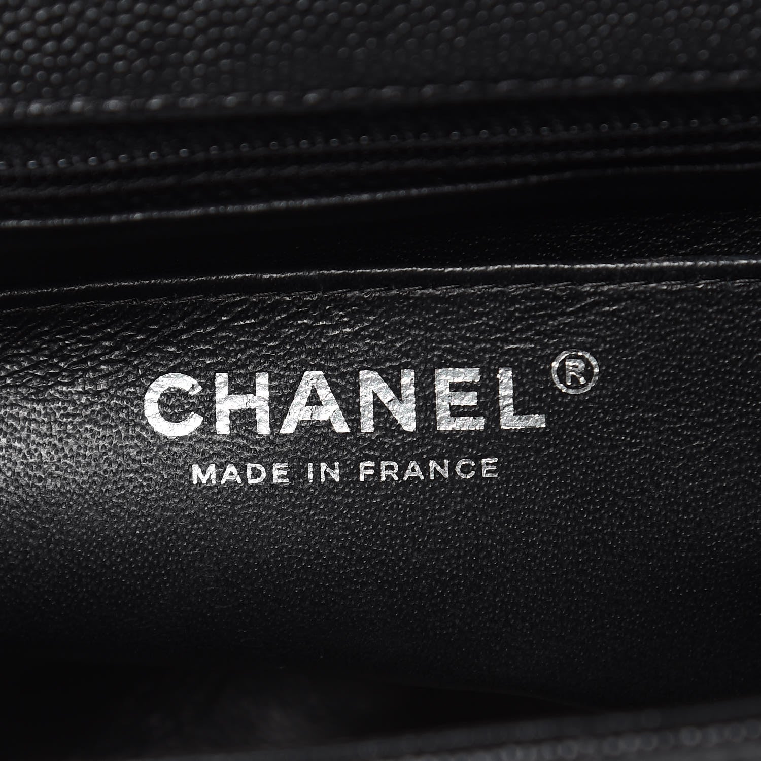 Chanel Iridescent Caviar Quilted Mini Rectangular Flap Black 8 of 9
