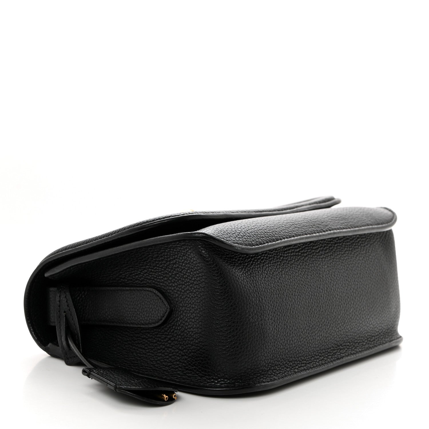 Alexander McQueen Grained Calfskin Padlock Crossbody Bag Black 4 of 10