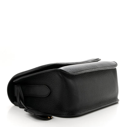 Alexander McQueen Grained Calfskin Padlock Crossbody Bag Black 4 of 10
