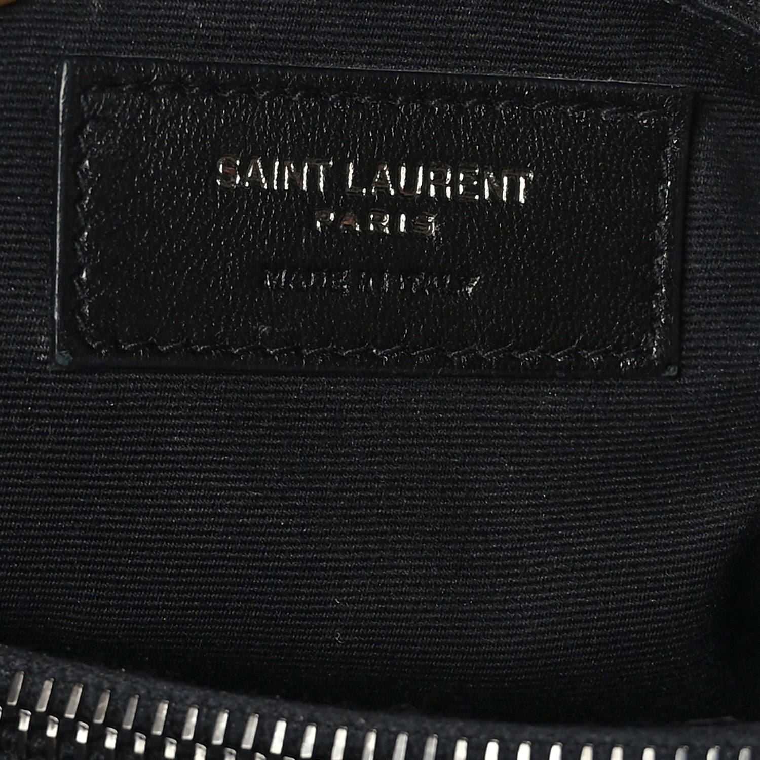 Saint Laurent Calfskin Y Quilted Monogram Medium Loulou Chain Satchel Black 5 of 7