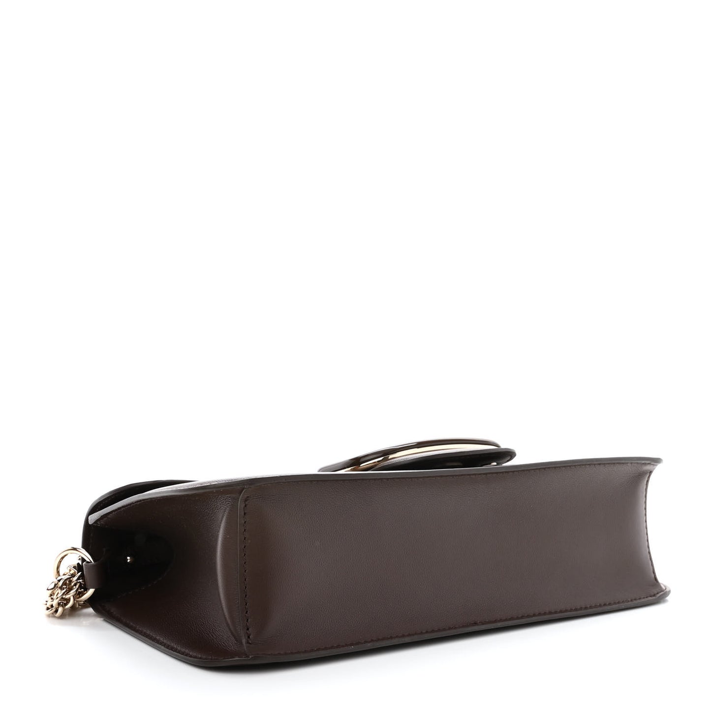 Calfskin Enamel Vlogo Loco Shoulder Bag Fondant