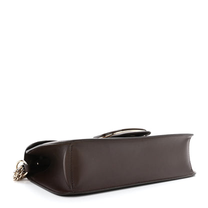 Valentino Garavani Calfskin Enamel Vlogo Loco Shoulder Bag Fondant 4 of 10