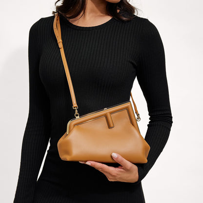 Fendi Shiny Nappa Small Fendi First Caramello 2 of 8