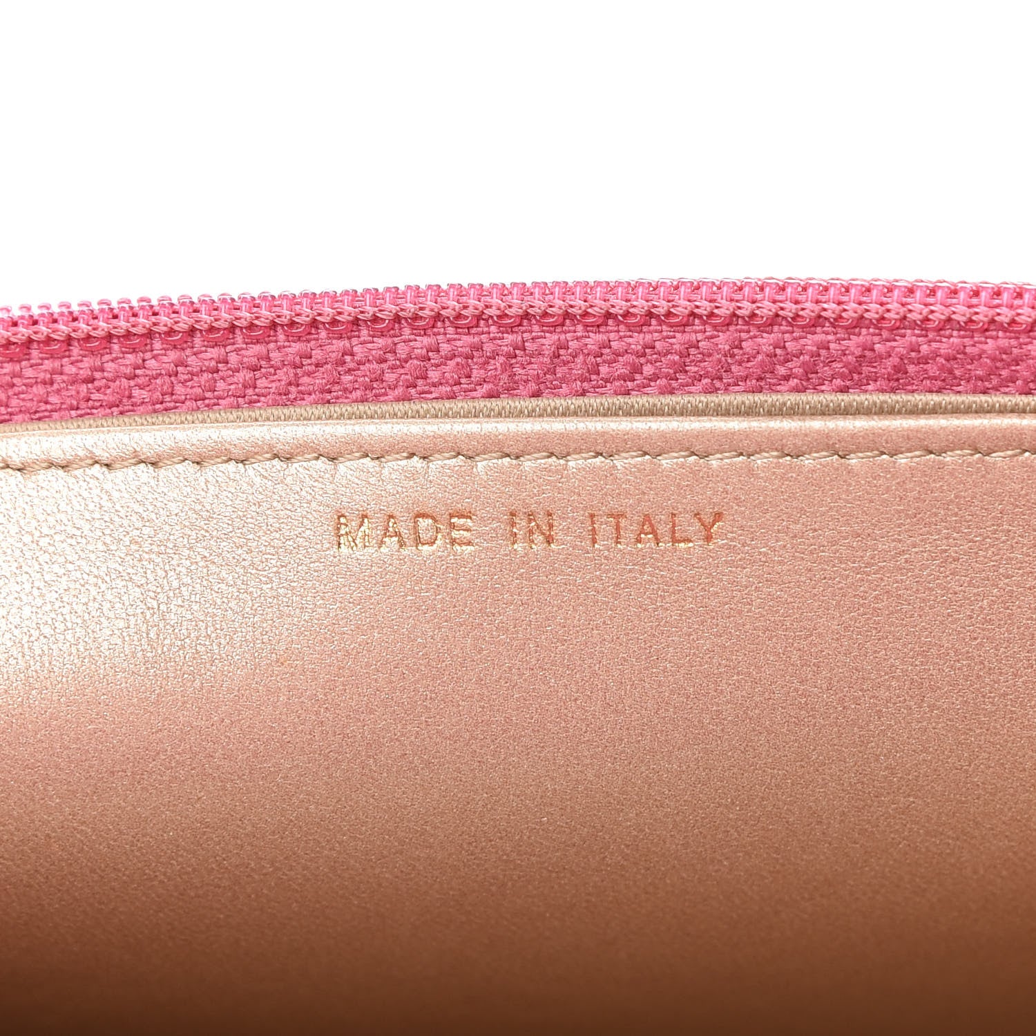 Chanel Lambskin Camellia Embossed Wallet On Chain WOC Pink 7 of 10
