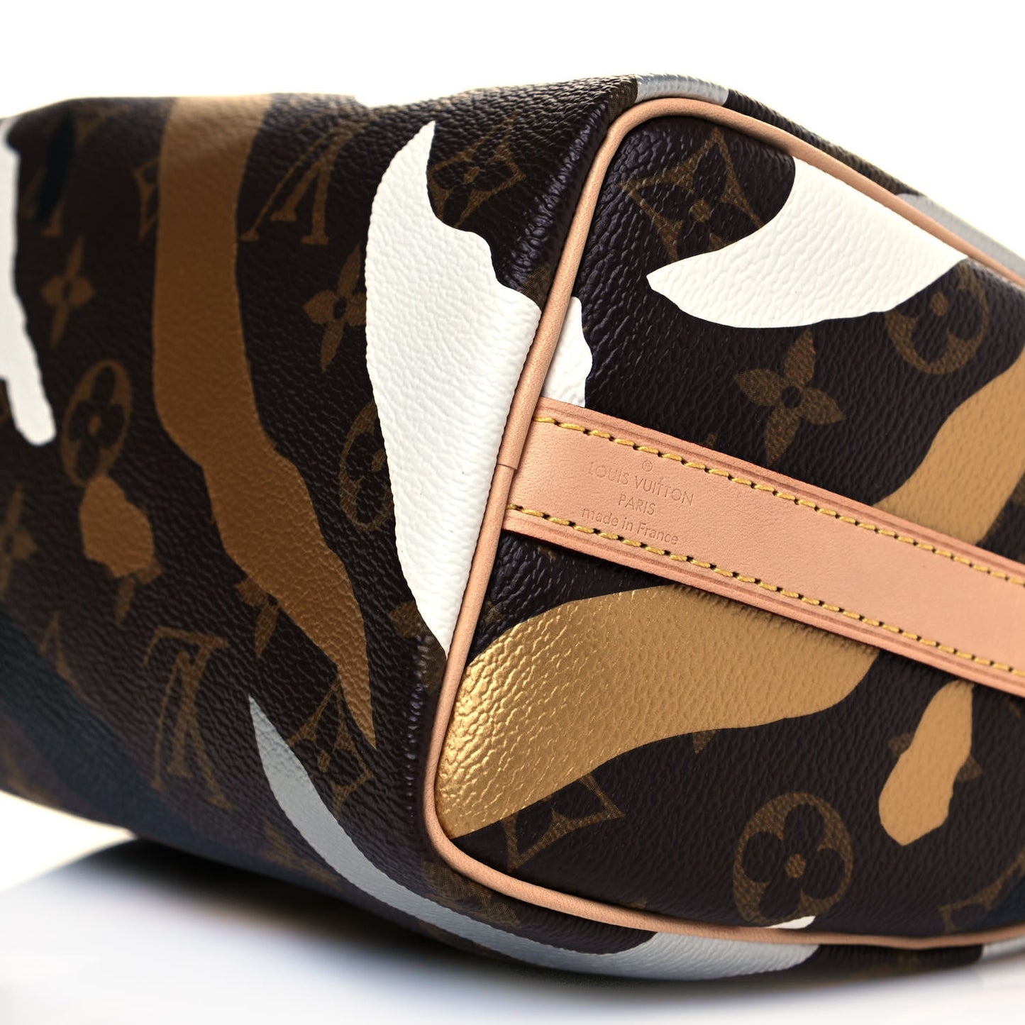 X LOL Monogram Speedy BB Gold Silver