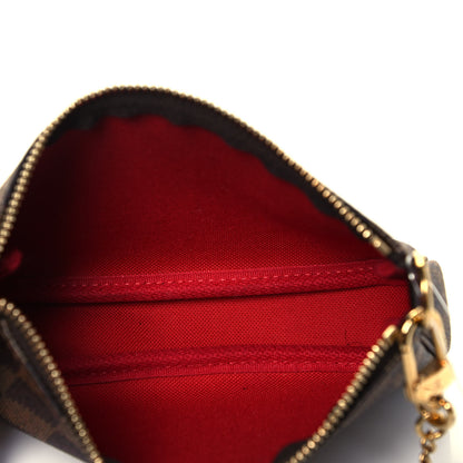 Louis Vuitton Damier Ebene Mini Pochette Accessories 5 of 9