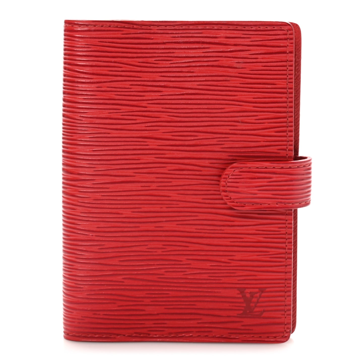 Epi Small Ring Agenda Cover Castillan Red