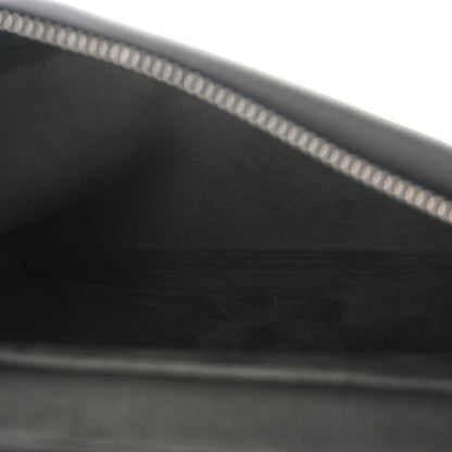 Fendi Cuoio Romano Selleria Crocodile Embossed Calfskin Monster Eyes Large Peekaboo Iconic Fit Satchel Black Sunflower 5 of 11