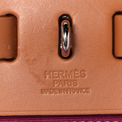 Hermes Vache Hunter Toile Herbag Zip 31 PM Tosca 6 of 9