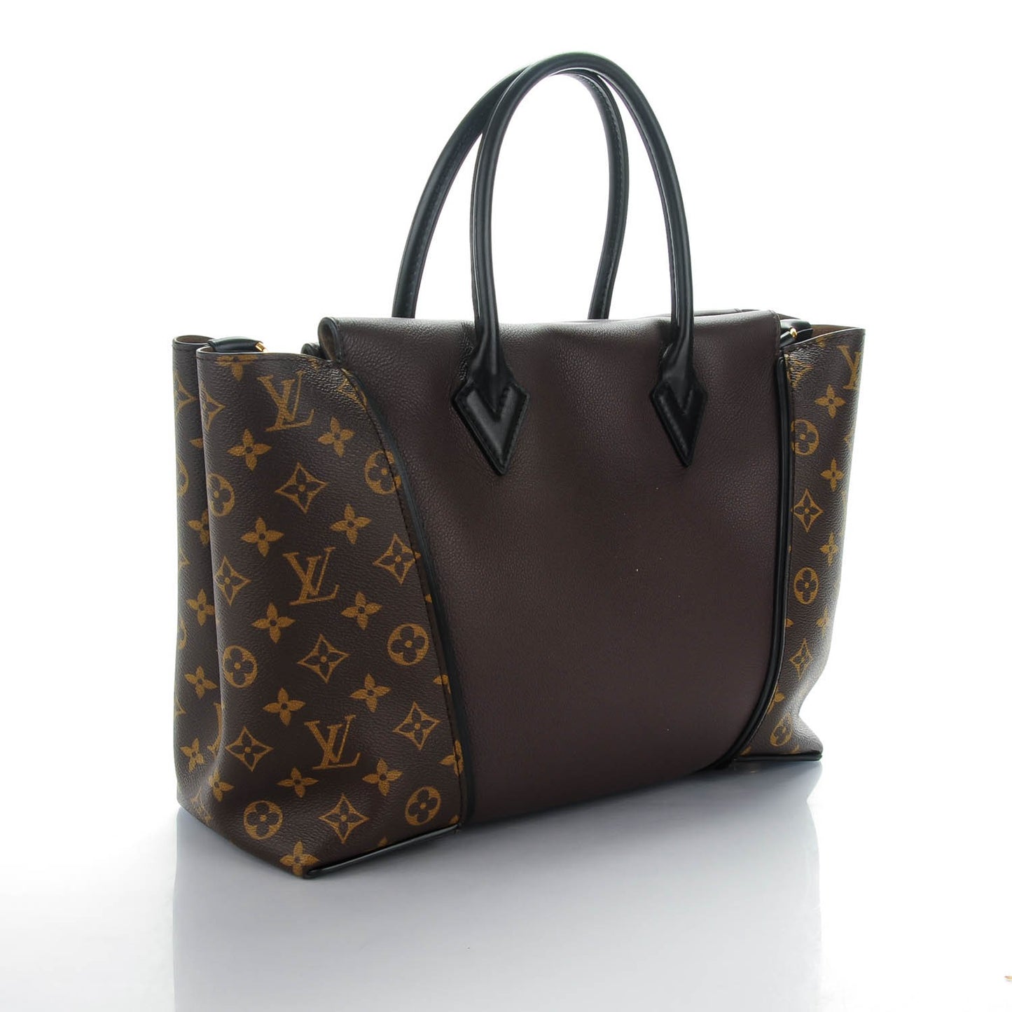 Veau Cachemire Monogram Tote W PM Chocolate