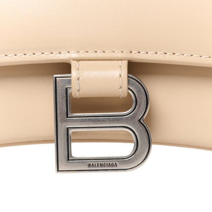 Balenciaga Shiny Box Calfskin Small Hourglass Top Handle Bag Light Beige 9 of 14