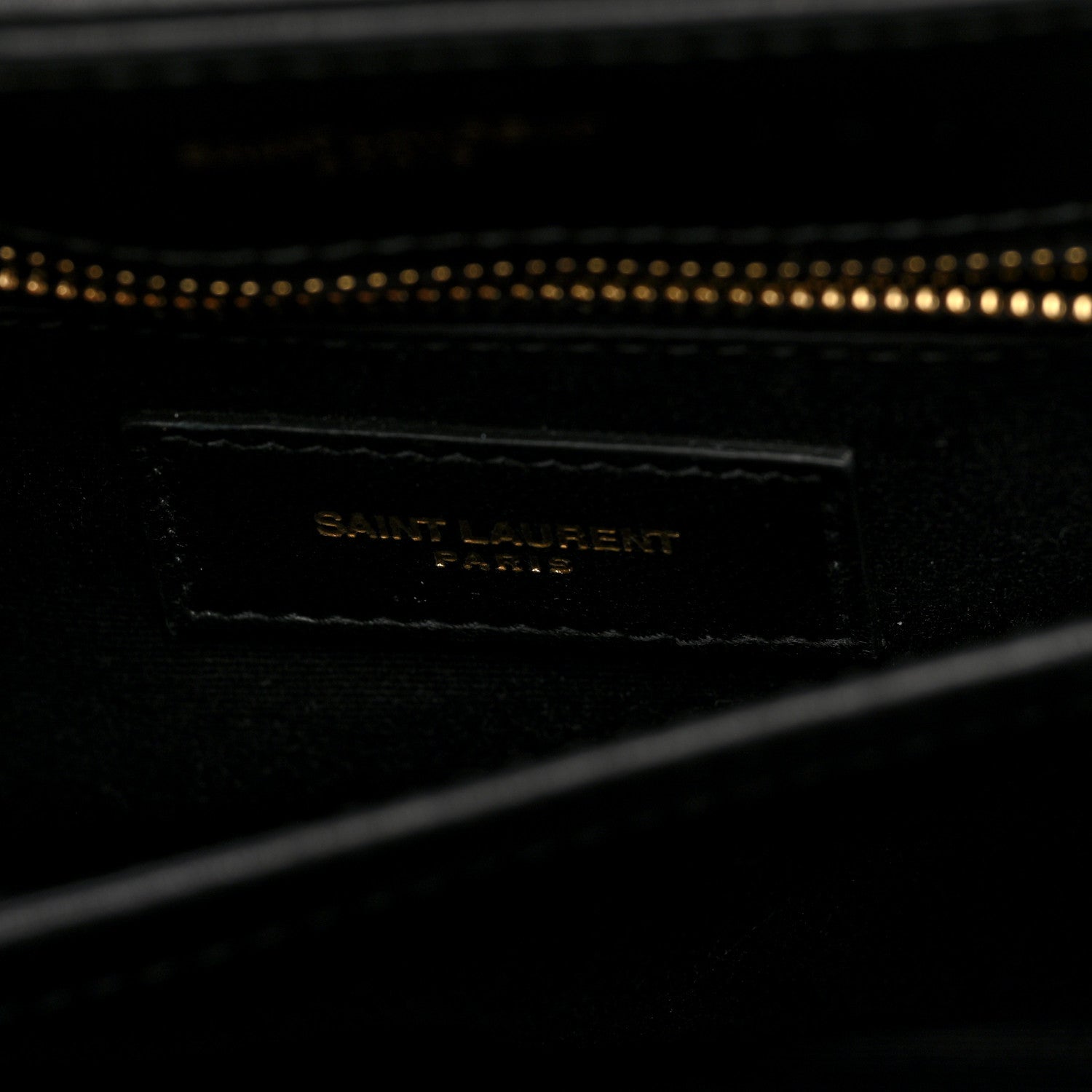 Saint Laurent Calfskin Y Quilted Monogram Toy Loulou Crossbody Bag Black 6 of 9