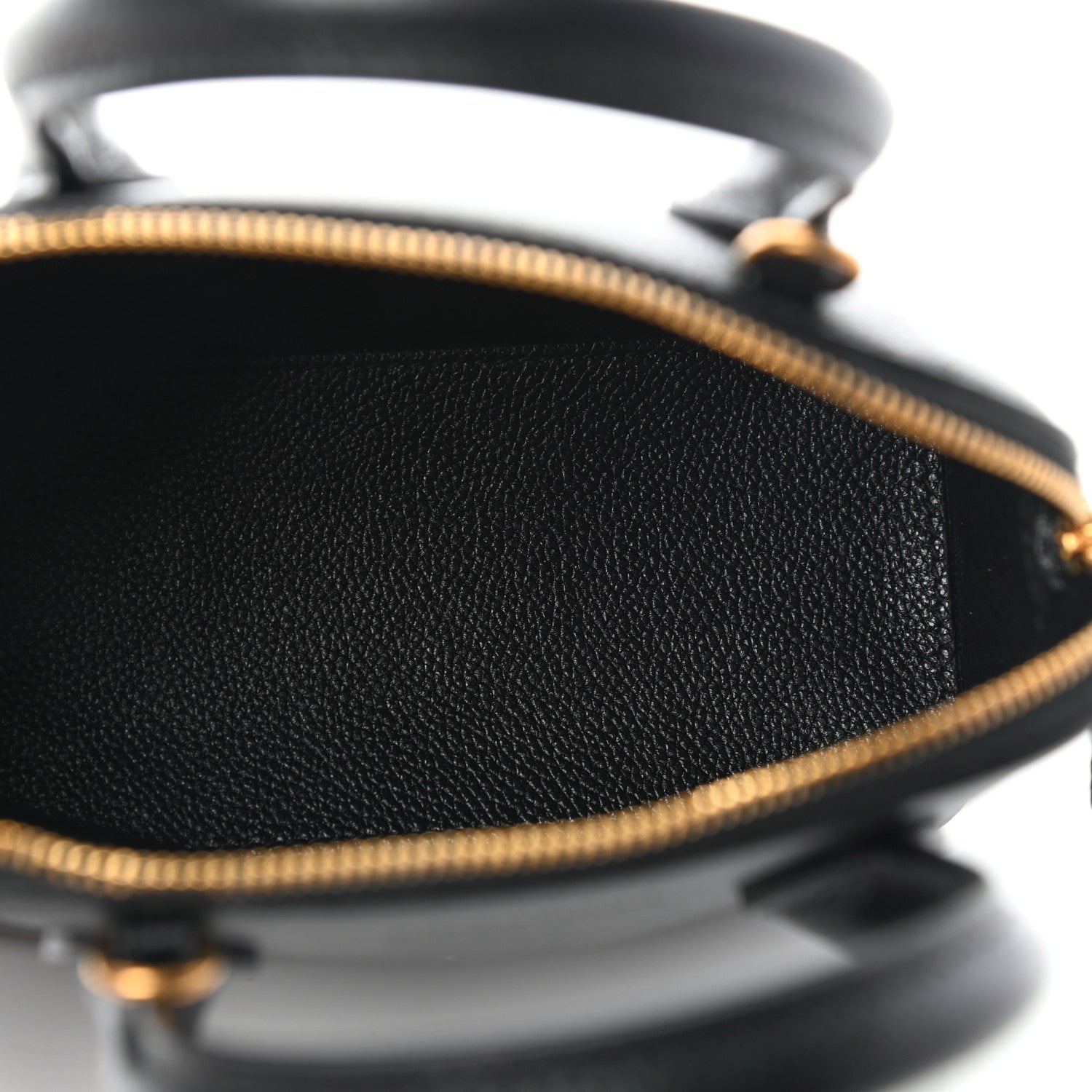 Balenciaga Grained Calfskin XXS Ville Top Handle Bag Black 4 of 5