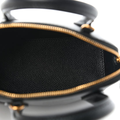 Balenciaga Grained Calfskin XXS Ville Top Handle Bag Black 4 of 5