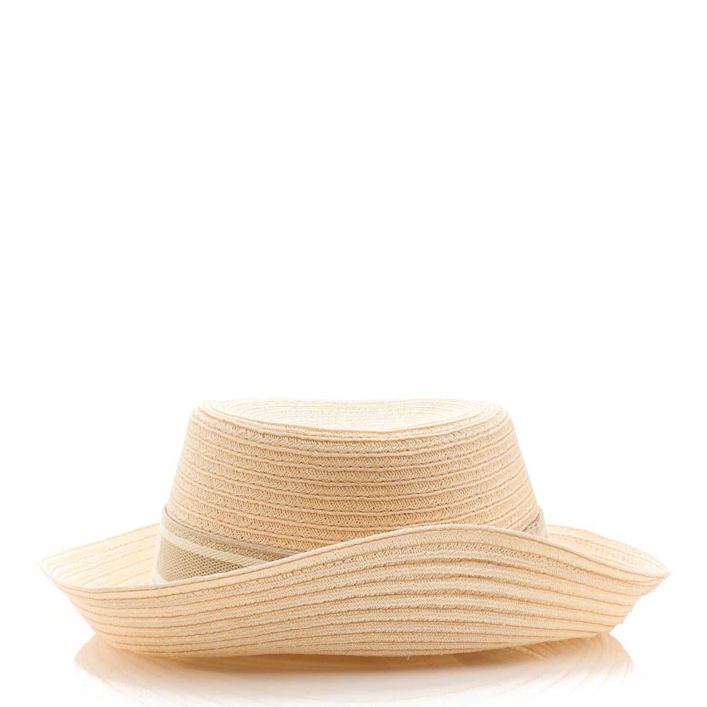 Straw Lage Dioresort Brim Hat 57 Beige