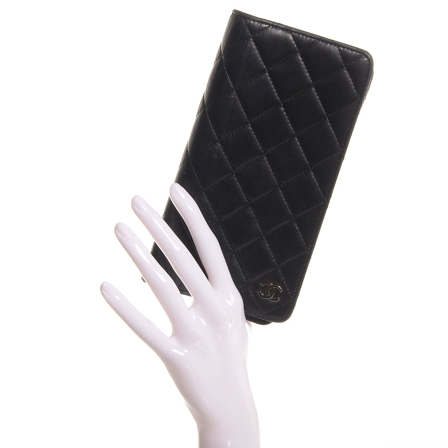 Lambskin Medium Agenda Cover Black