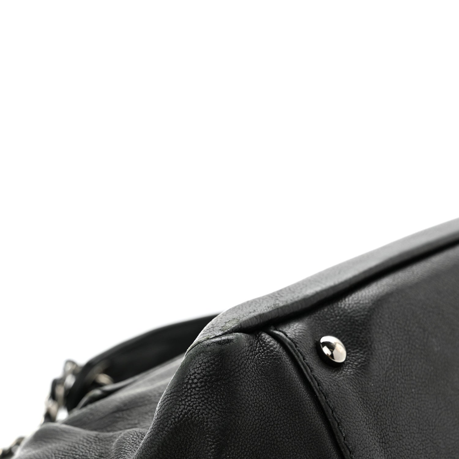 Chanel Calfskin Diamond Stitch Accordion Flap Black 10 of 21