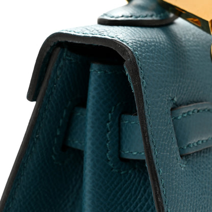 Hermes Epsom Kelly Sellier 25 Vert Bosphore 11 of 14