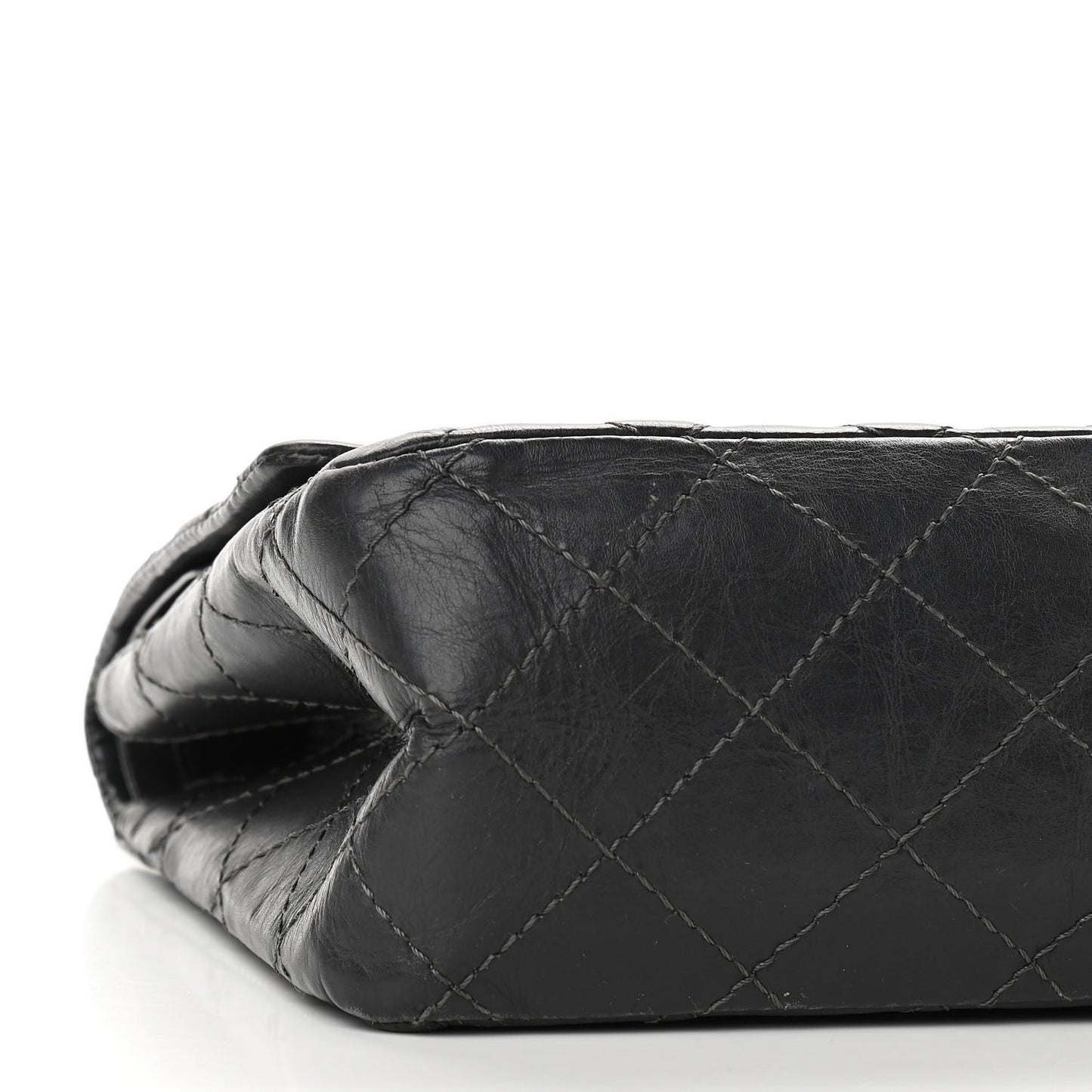 Aged Calfskin Quilted 2.55 Reissue 226 Flap Grey
