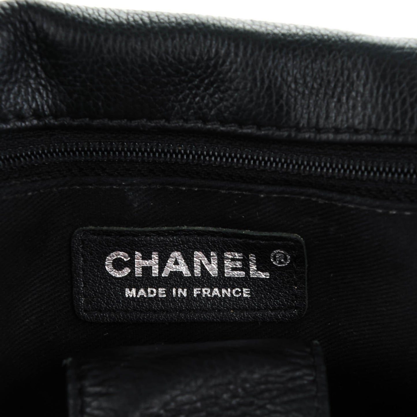Calfskin Quilted Couture Messenger Black